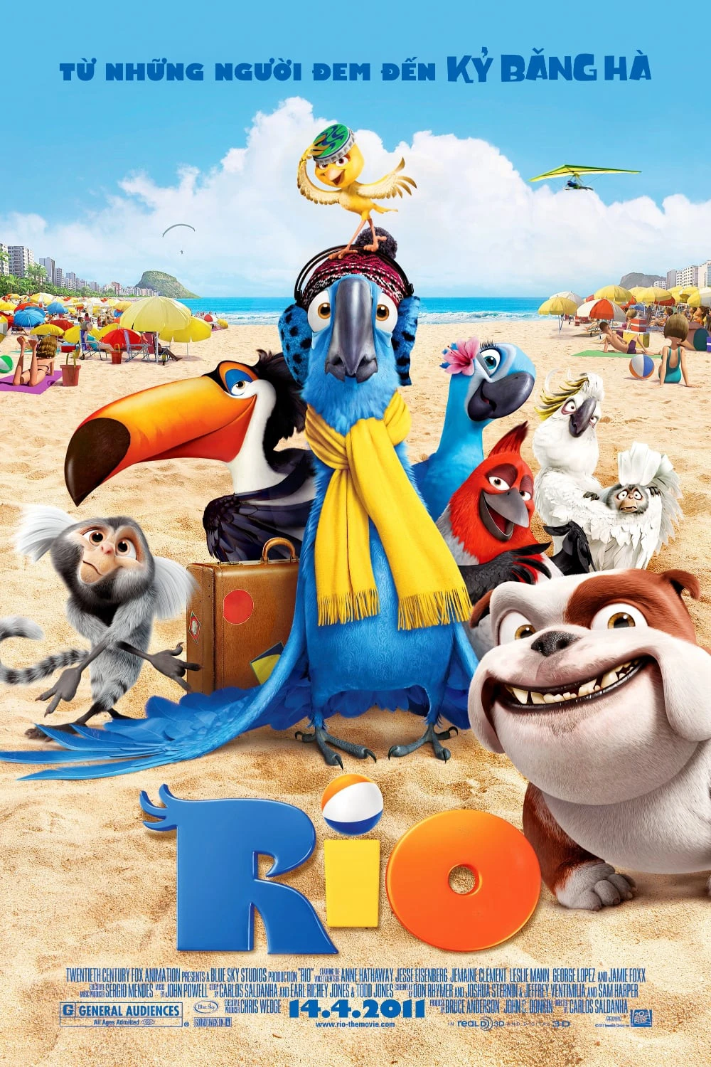 Phim Chú Vẹt Đuôi Dài - Rio (2011)