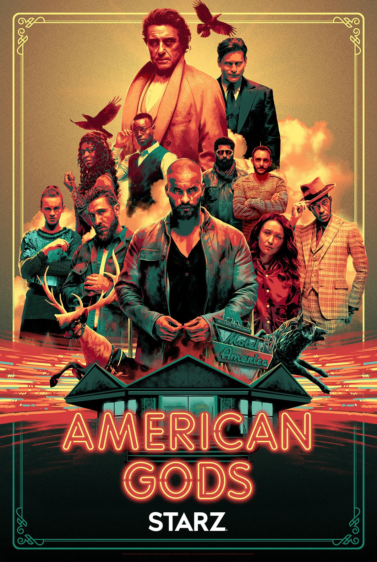 Phim Những Vị Thần Nước Mỹ (Phần 2) - American Gods (Season 2) (2019)